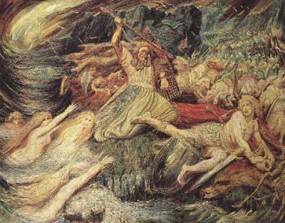 Henry de  Groux The Death of Siegfried (mk19) Spain oil painting art